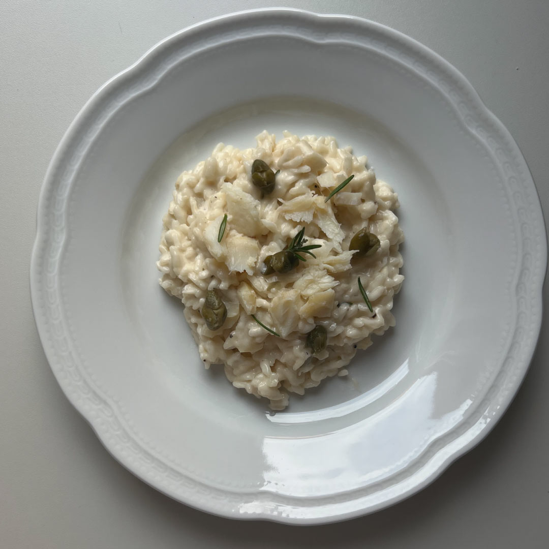 risotto al baccalà