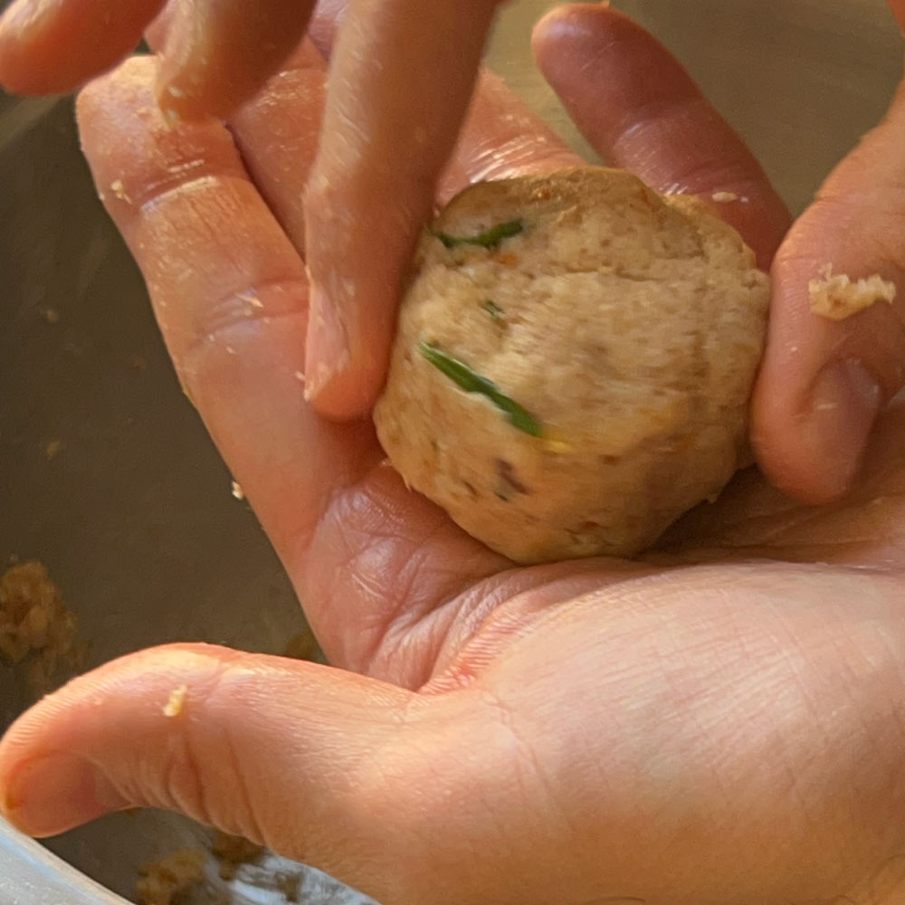 polpette di baccalà e ricotta