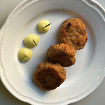 polpette di baccalà e ricotta